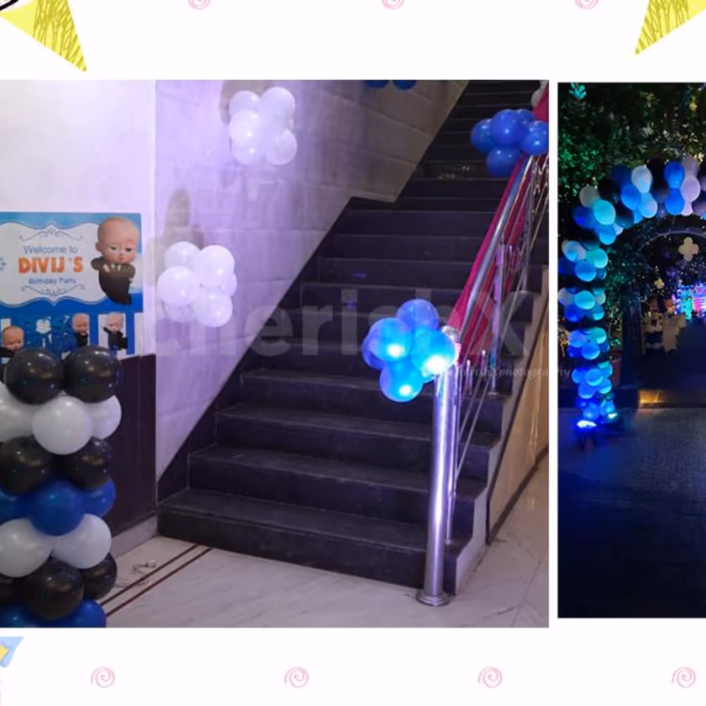 Book a Silver Package with an entry gate decoration.