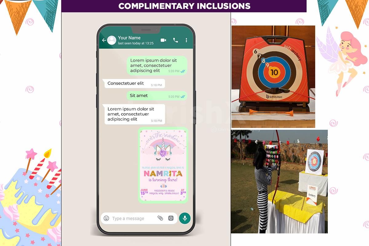 Get e-invite with a Kids Theme Package and make it memorable.