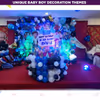 Select among Unique baby boy decoration themes for your baby boy's birthday.