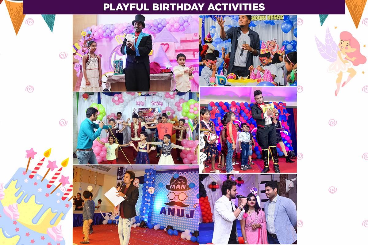 Find a Variety of Playful Birthday Activities with your chosen Package.