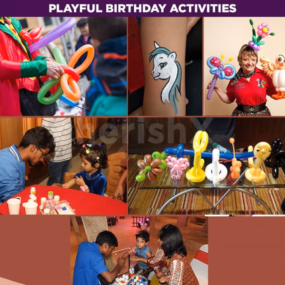 Get Amazing Playful Activities with the Kids Birthday Package.