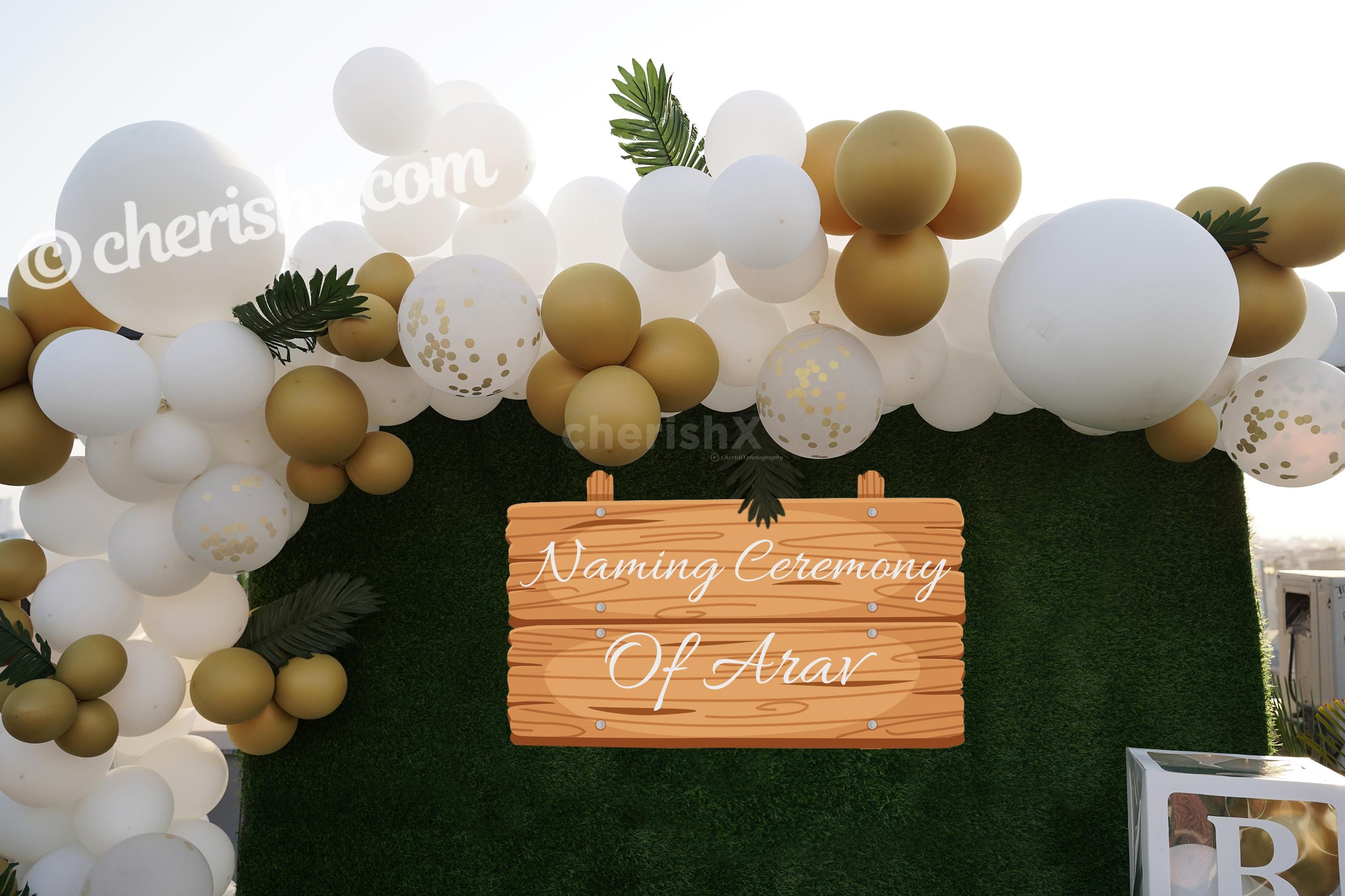Let the Annaprashan Ceremony be grand with CherishX's Jungle Safari theme decor!