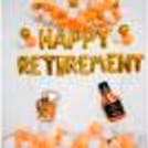 Make your close one's retirement celebration extra special with CherishX's White and Peach Themed Retirement Decoration!