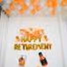 A White and Peach Theme Retirement Decor in Delhi NCR!
