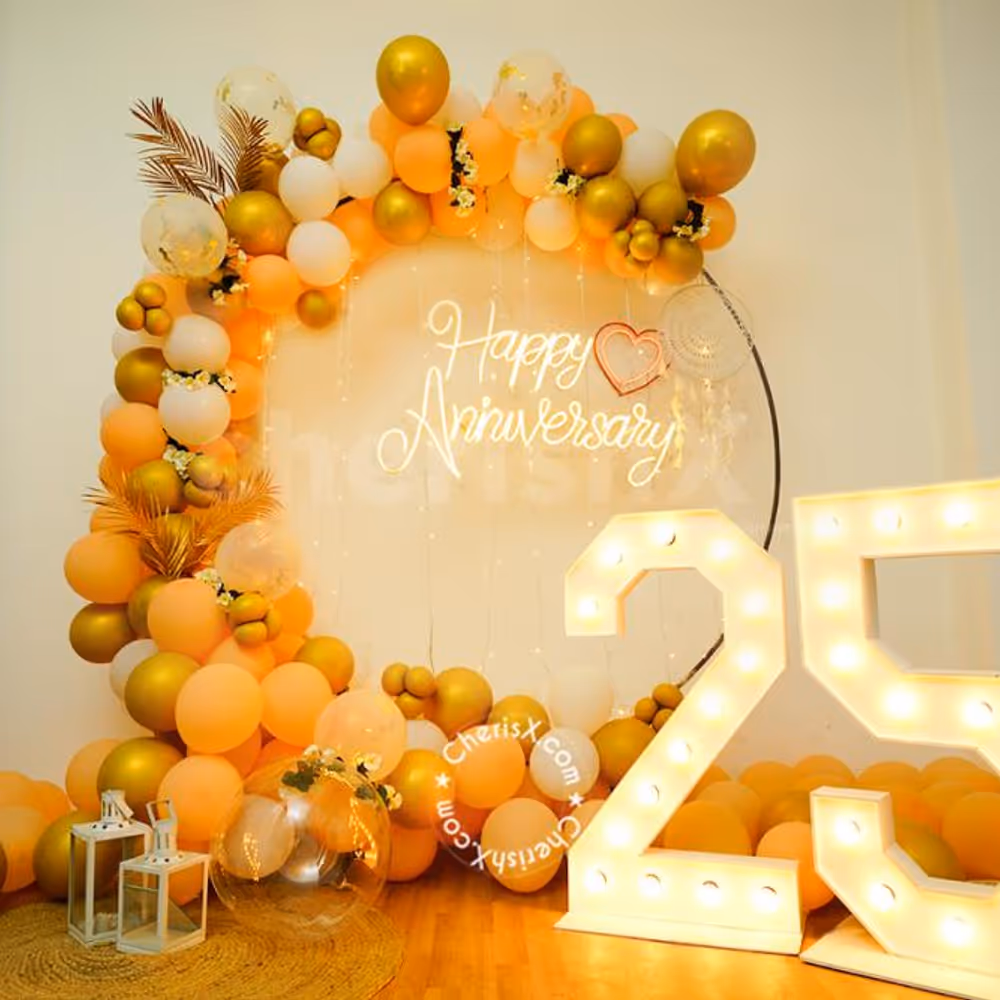 Book a Golden Boho Theme Ring Decor for your Celebrations!