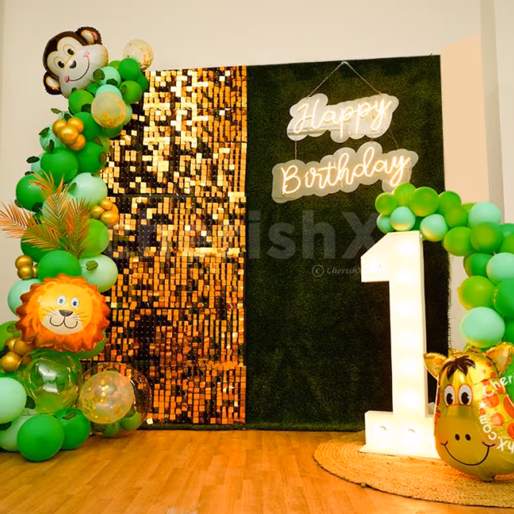 A Gorgeous Jungle Theme Birthday Decor by CherishX!