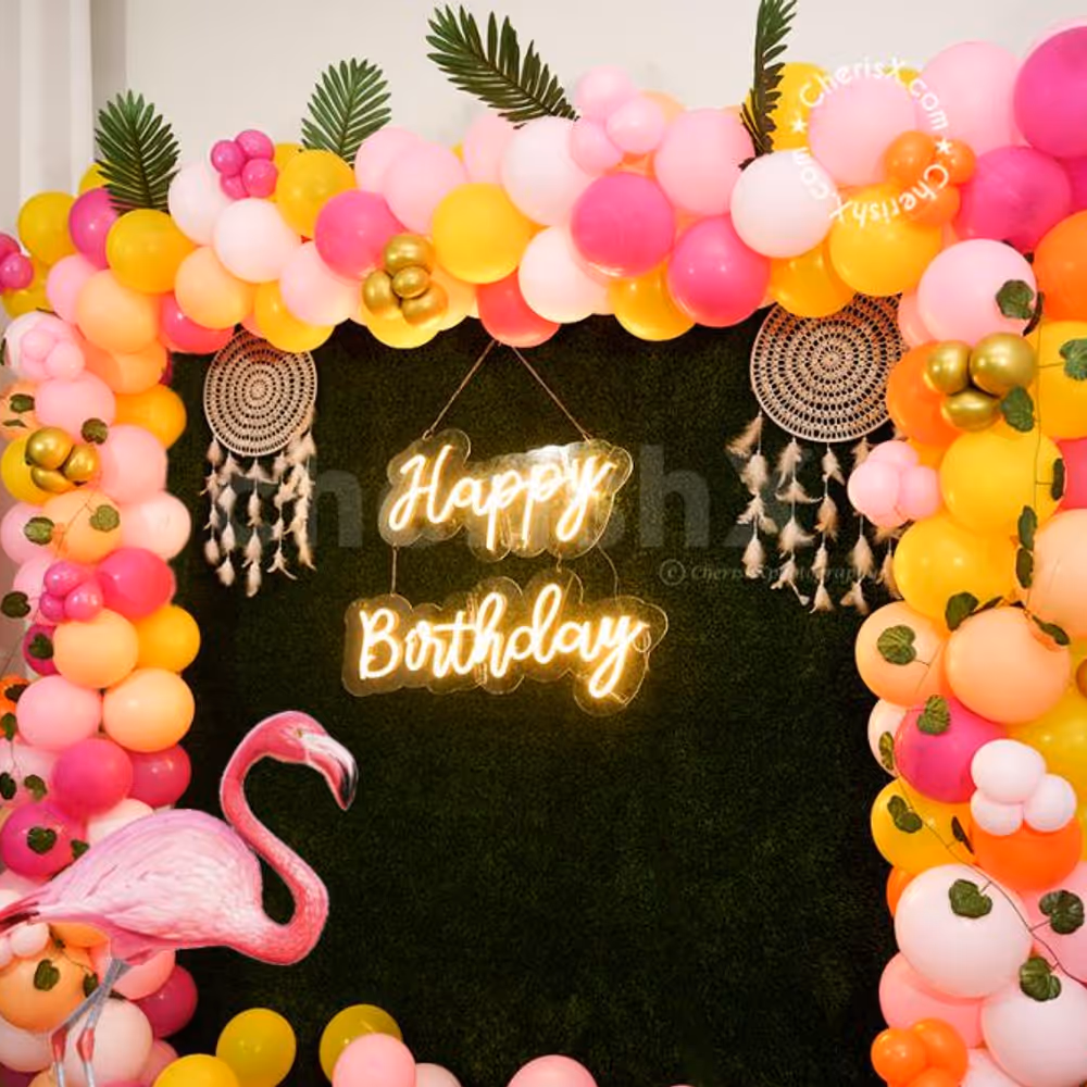 Make your kids birthday extra special by getting this Tropical Beach Theme Birthday Decor!