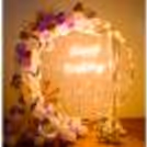 An Elegant Pastel Purple and White Mesh Decor for your celebrations.