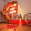 Wish a romantic happy birthday to your love with CherishX's Romantic Birthday Decor!