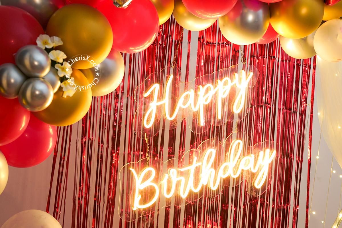 Plan out a perfect surprise for your proposal, your partner's birthday or anniversary with this CherishX's Birthday decor!