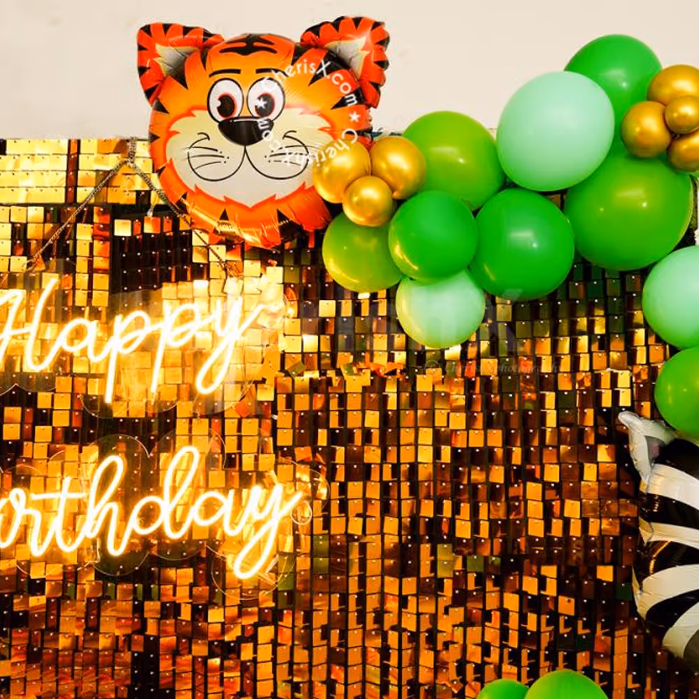 Surprise your kid with a Shimmer Jungle Theme Decor in Delhi NCR!