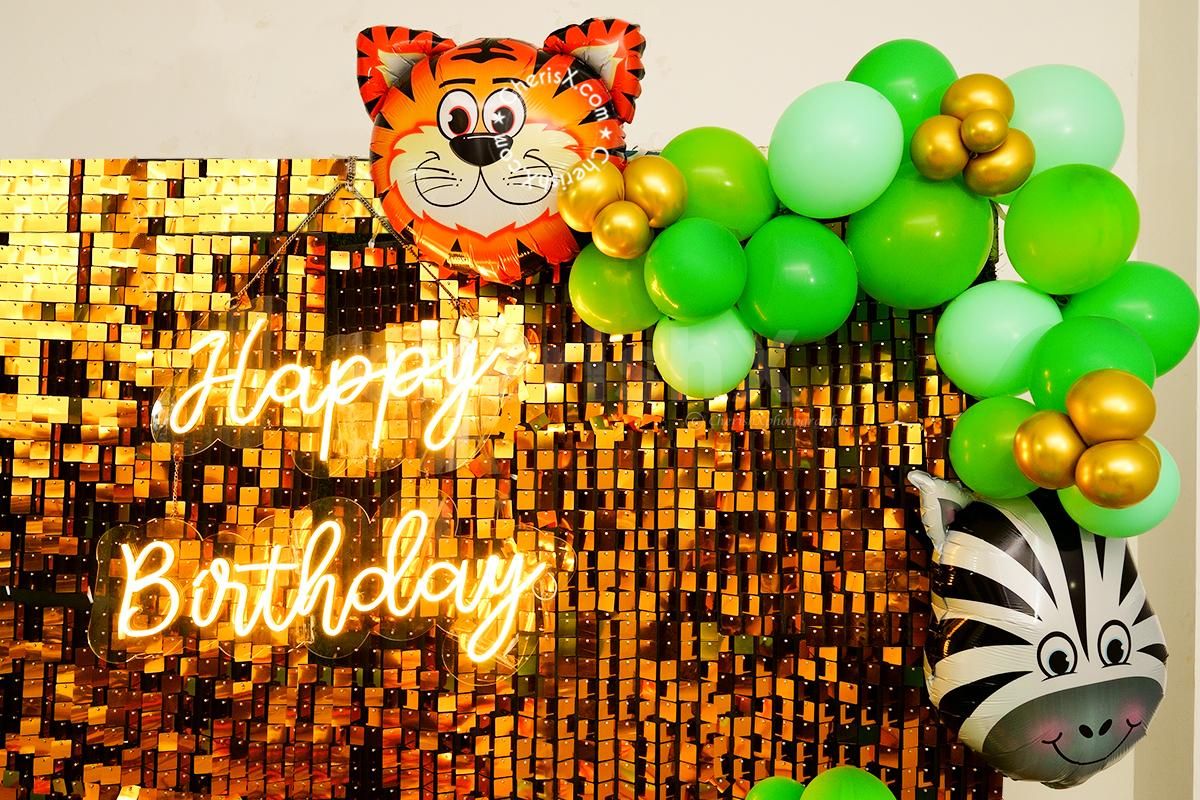 Surprise your kid with a Shimmer Jungle Theme Decor in Delhi NCR!
