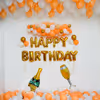 Book a perfect white and peach theme decor for your celebrations.