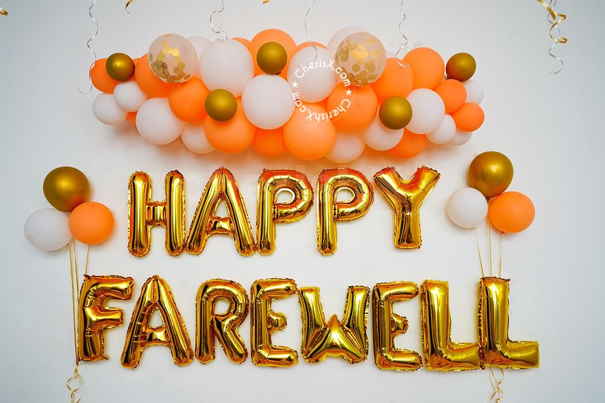 Celebrate birthdays, anniversaries and more with CherishX's White and Peach Balloon Decor.
