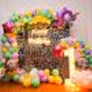 Book a birthday decor for your baby girl's birthday.