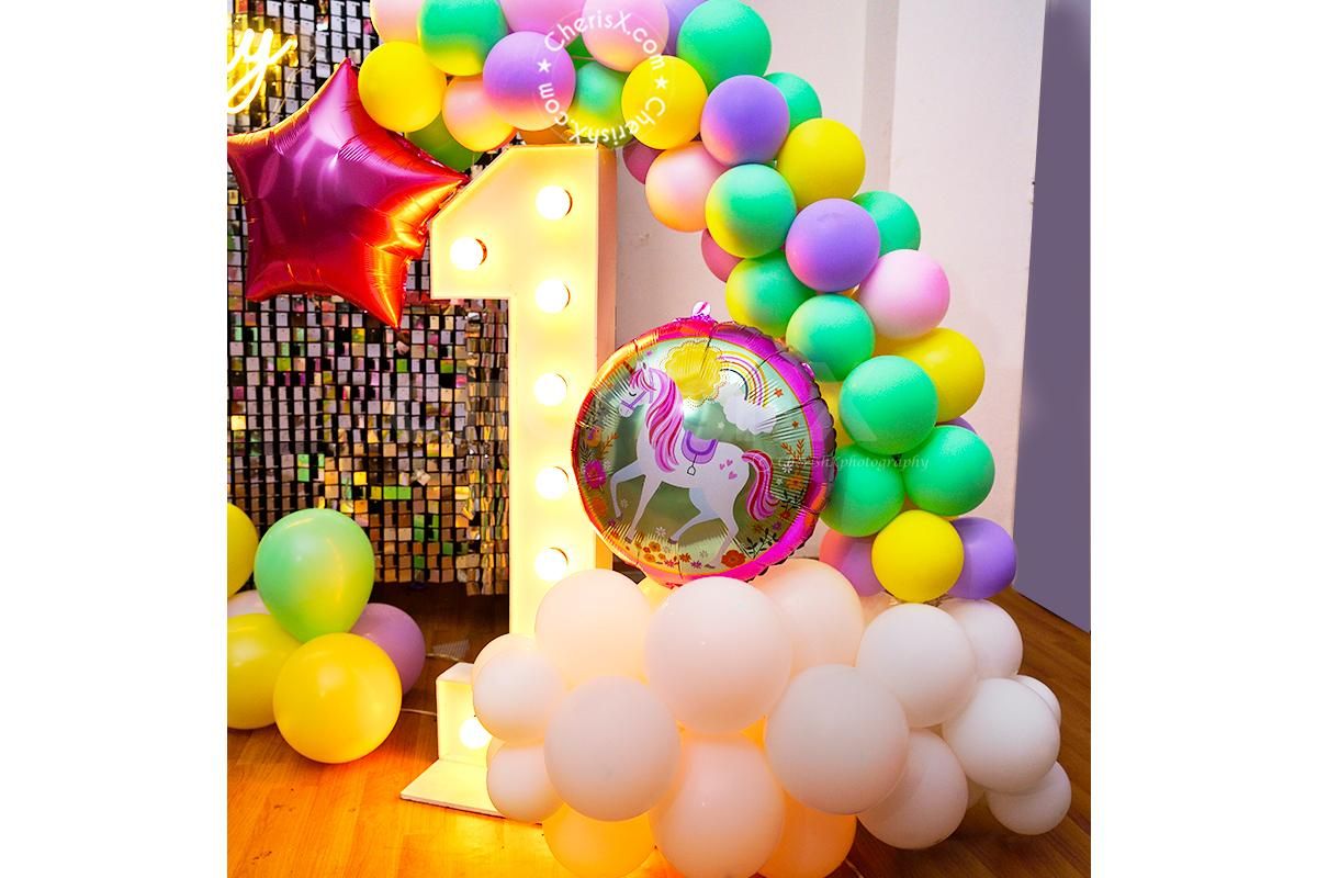 A Grand Shimmery Unicorn theme Sequence Decor by CherishX!