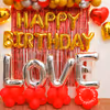 Get your home decorated with Red Theme Romantic Balloon Decor for a perfect birthday party!
