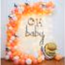 Book a Peach and Rose Gold Baby shower decor for your celebration!