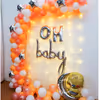 Get this Oh baby decor curated with Pastel colours in Delhi NCR.