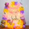 Get a wonderful Pastel theme welcome baby decoration in Delhi NCR.