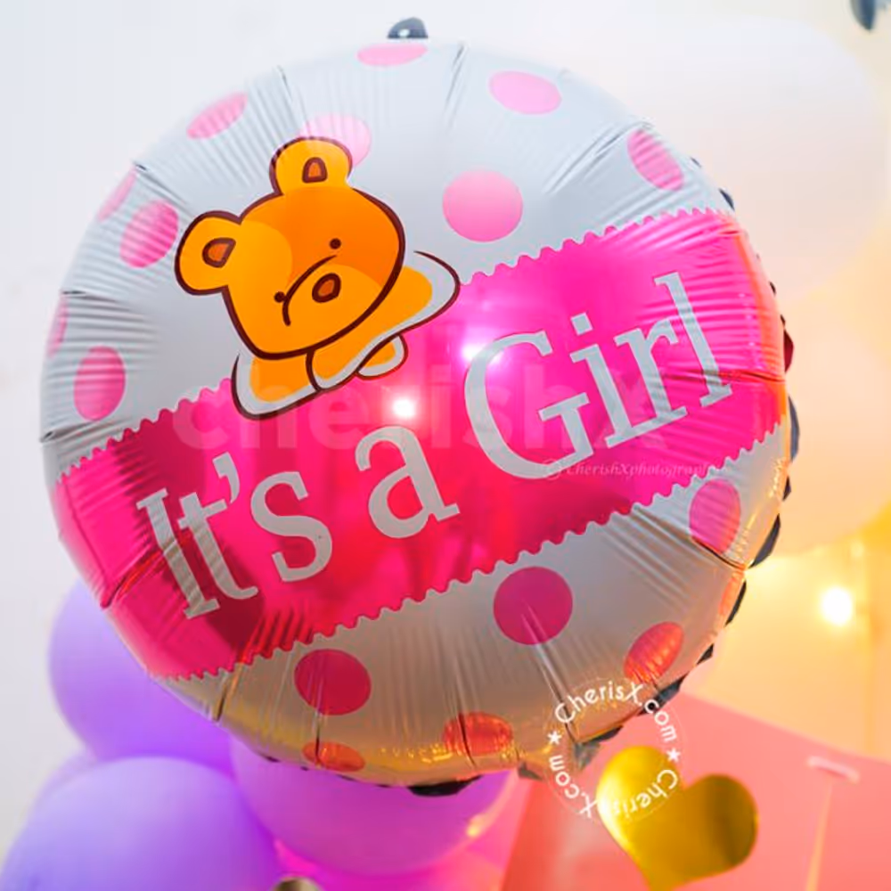 A Welcome Baby Girl Decoration at CherishX.