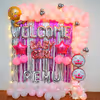A Pink and White Themed Naming Ceremony Decor by CherishX.