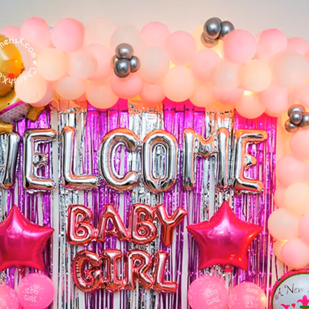 Make the naming celebration memorable with CherishX's Balloon Decoration!