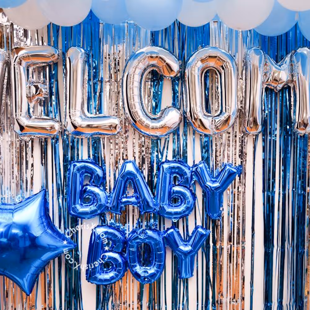 Let the decoration speak at your baby boy's naming ceremony!