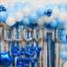 Welcome Baby Boy with a stunning welcome baby boy decoration!