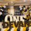 Exclusive Golden Little Man Theme Decoration for Kid's Birthday and Baby Shower Celebrations!
