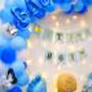 A Blue themed Welcome Baby Boy Decor in Delhi NCR