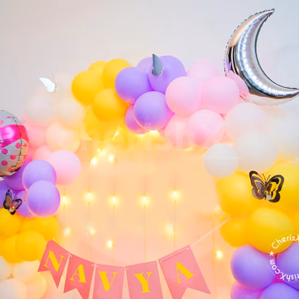 A perfect annaprashan decor for the naming ceremony of your baby boy or baby girl!