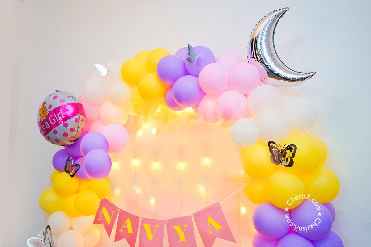 A perfect annaprashan decor for the naming ceremony of your baby boy or baby girl!