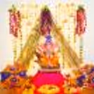 Ganesh Chaturthi Pandal Decoration with Curtains, Flowers and Lights