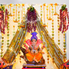 Ganesh Chaturthi Pandal Decoration by CherishX