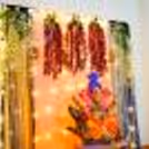An Elegant Floral Ganpati Decor for the occasion of Ganesh Chaturthi!