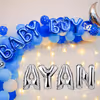 Make the naming ceremony of your baby boy memorable with ChershX's Blue themed balloon decoration!