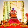 Ganesh Chaturthi Pandal Decoration for Home