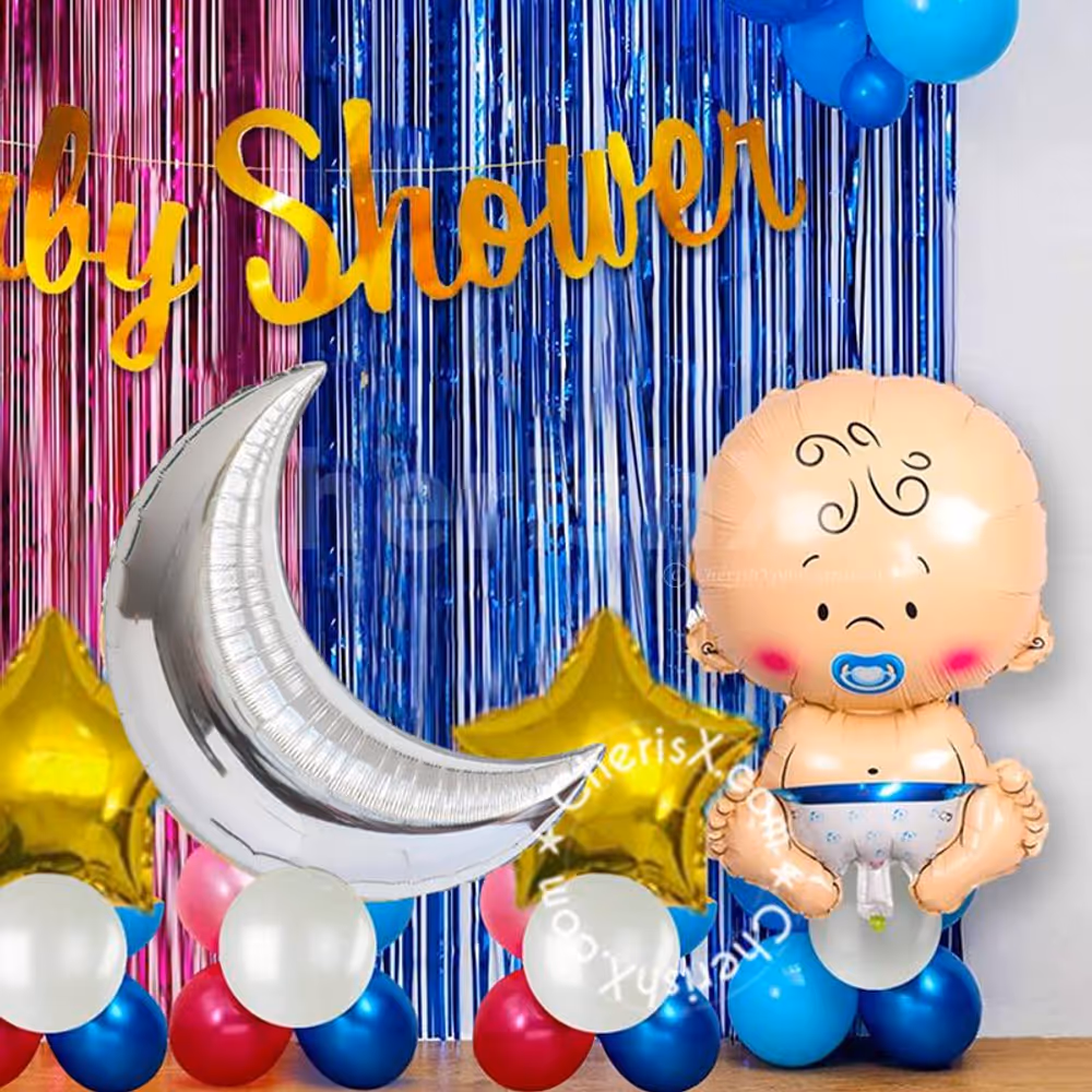 Surprise the Mother-to-be With this beautiful Blue and Pink Theme Decor!