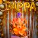 An arch made of Golden and Silver balloons, giving the decor a brighter look.