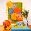 Ganpati Puja mandala decor for Mandir