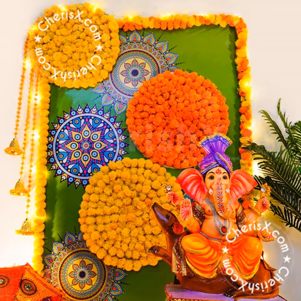 Ganesh Chaturthi decor from cherishx