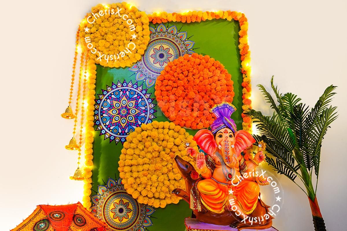 Ganesh Chaturthi decor from cherishx
