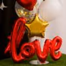 The special red and golden bouquet is a gift of a lifetime