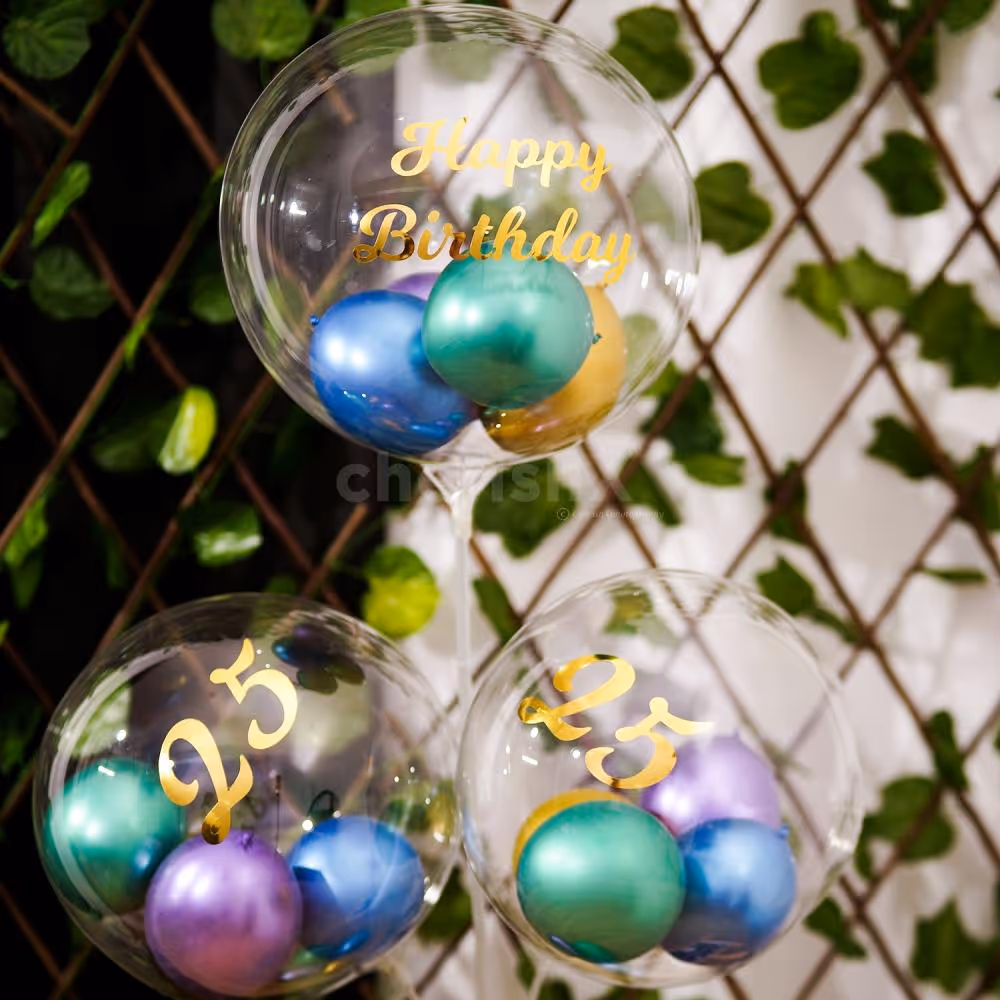 There is no better celebration than a colourful birthday balloon bouquet that surprises your loved ones