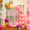 Book this Pink Themed Naming Ceremony or Annaprashan Decoration by CherishX in Delhi NCR!