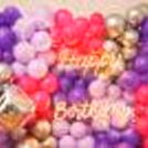 No birthday is complete without a cake and balloons!