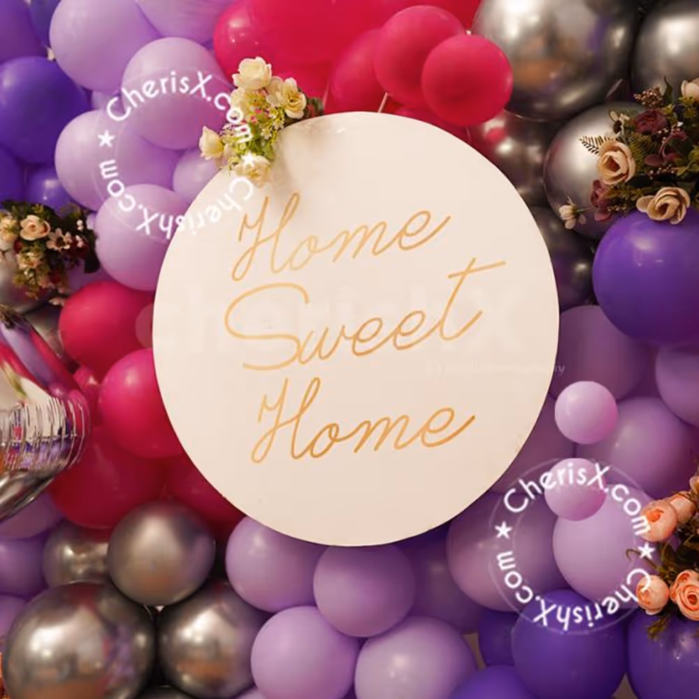 The combination of fake and real flowers is a beautiful decor.