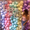Book this trending pastel theme balloon wall decor from CherishX