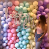 Book this trending pastel theme balloon wall decor from CherishX